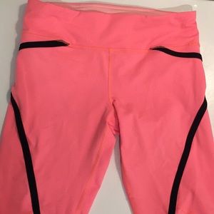 Coral/ pink Lululemon Capris
